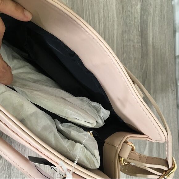 Tommy Hilfiger Logo‎ blush rose Satchel shopper bag NWT - Picture 7 of 12